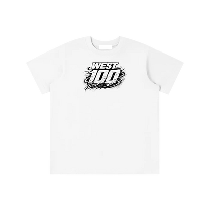 BRADWESTMX "100" KIDS TEE (WHITE)