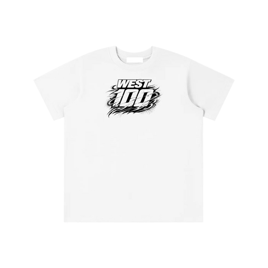 BRADWESTMX "100" KIDS TEE (WHITE)