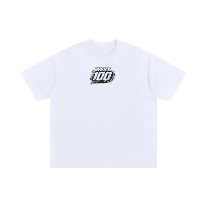 BRADWESTMX "100" TEE (WHITE)